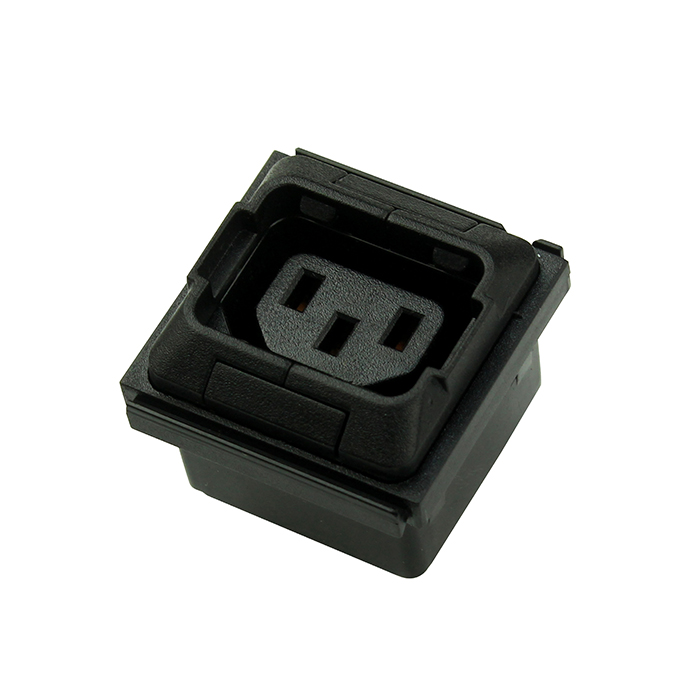 IEC 250V 10A C13插孔防脱落